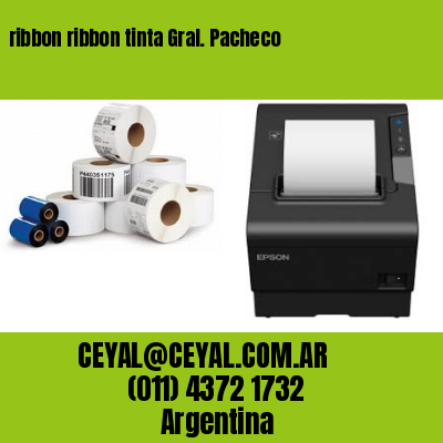 ribbon ribbon tinta Gral. Pacheco