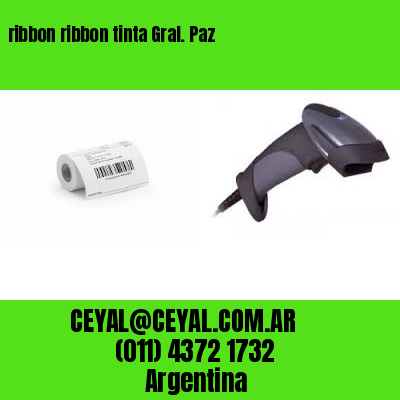 ribbon ribbon tinta Gral. Paz