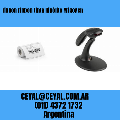 ribbon ribbon tinta Hipólito Yrigoyen