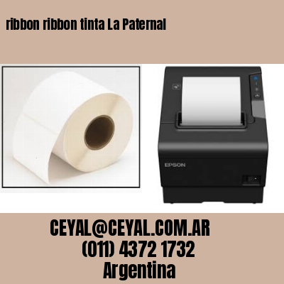 ribbon ribbon tinta La Paternal