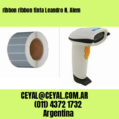 ribbon ribbon tinta Leandro N. Alem