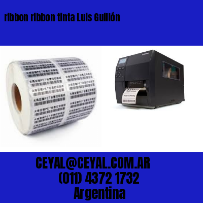 ribbon ribbon tinta Luis Guillón