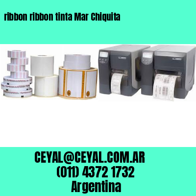 ribbon ribbon tinta Mar Chiquita