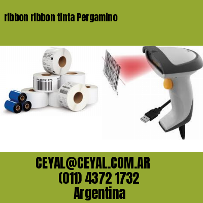 ribbon ribbon tinta Pergamino