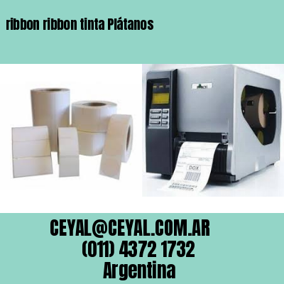 ribbon ribbon tinta Plátanos