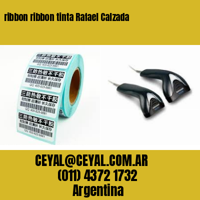 ribbon ribbon tinta Rafael Calzada