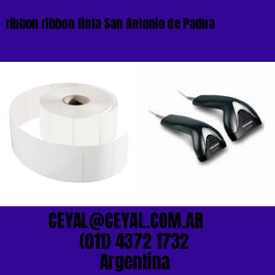 ribbon ribbon tinta San Antonio de Padua