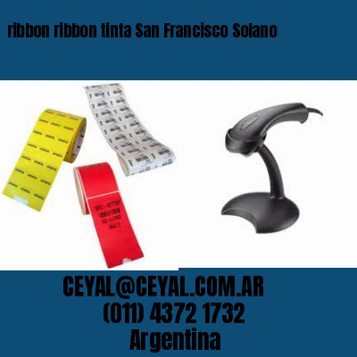 ribbon ribbon tinta San Francisco Solano
