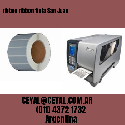 ribbon ribbon tinta San Juan