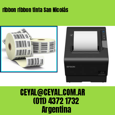 ribbon ribbon tinta San Nicolás
