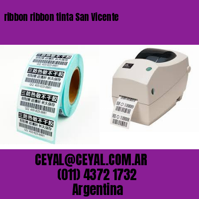 ribbon ribbon tinta San Vicente