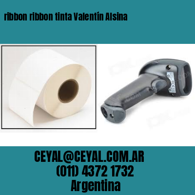 ribbon ribbon tinta Valentín Alsina