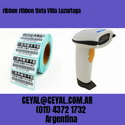 ribbon ribbon tinta Villa Luzuriaga