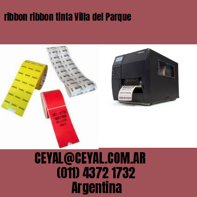 ribbon ribbon tinta Villa del Parque