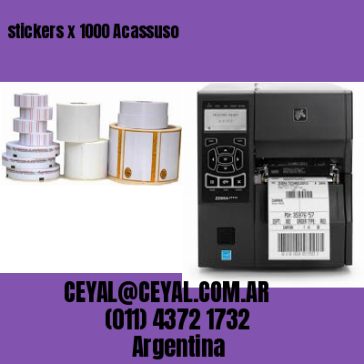 stickers x 1000 Acassuso