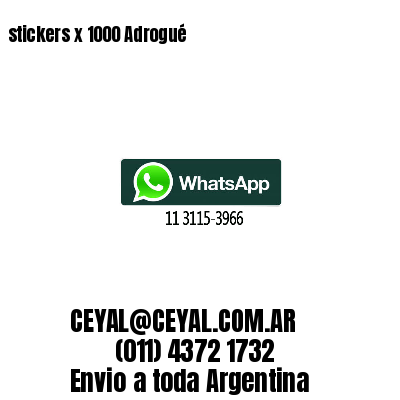 stickers x 1000 Adrogué