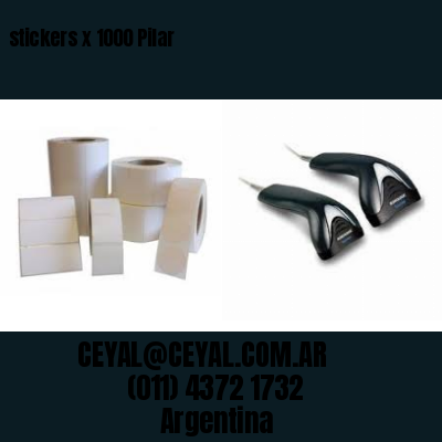 stickers x 1000 Pilar