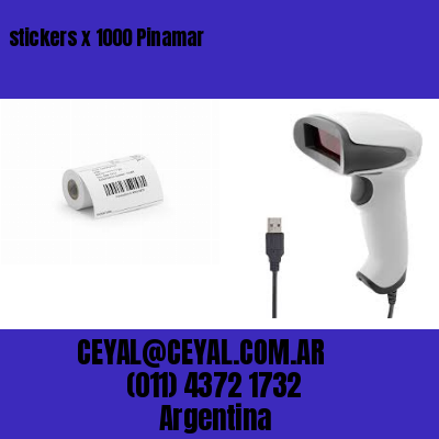 stickers x 1000 Pinamar