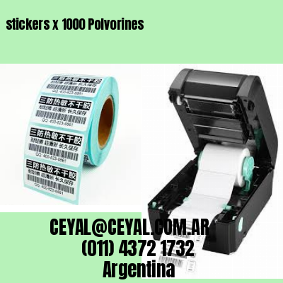 stickers x 1000 Polvorines