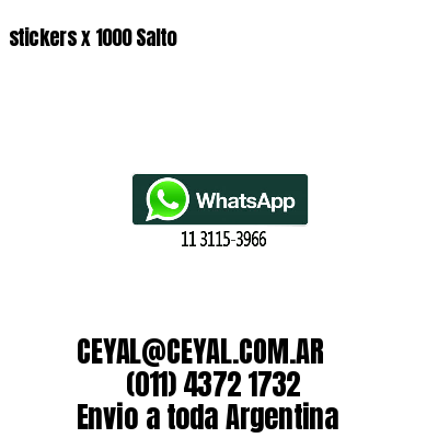stickers x 1000 Salto