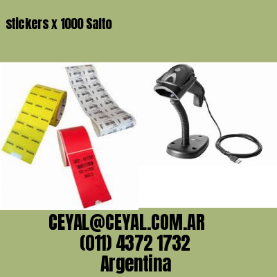 stickers x 1000 Salto