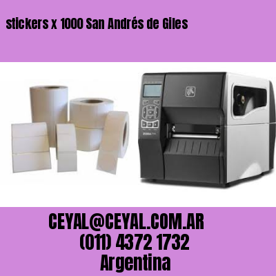 stickers x 1000 San Andrés de Giles