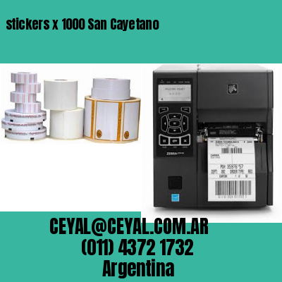 stickers x 1000 San Cayetano