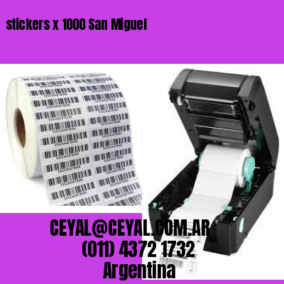 stickers x 1000 San Miguel