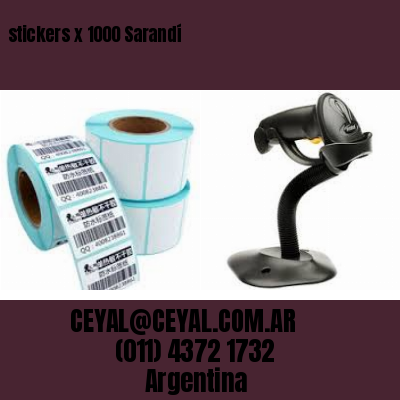 stickers x 1000 Sarandí