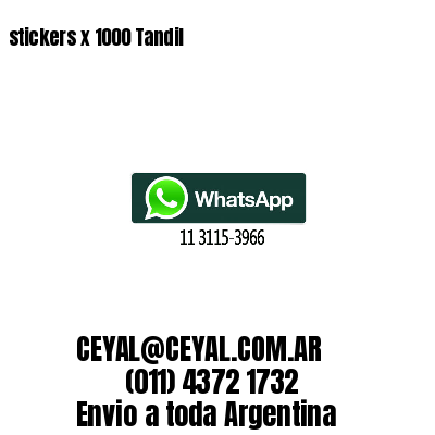 stickers x 1000 Tandil