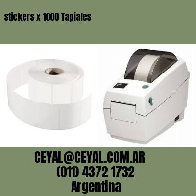 stickers x 1000 Tapiales
