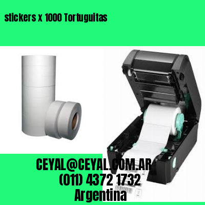 stickers x 1000 Tortuguitas