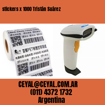 stickers x 1000 Tristán Suárez