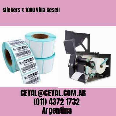 stickers x 1000 Villa Gesell