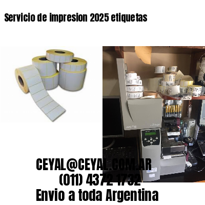 Servicio de impresion 2025 etiquetas