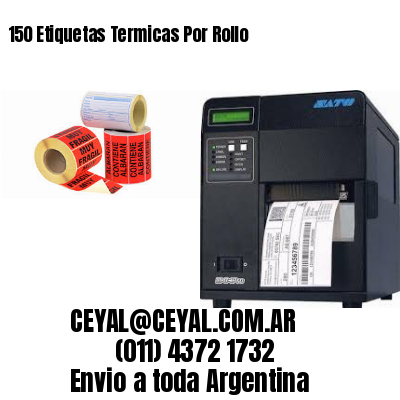 150 Etiquetas Termicas Por Rollo