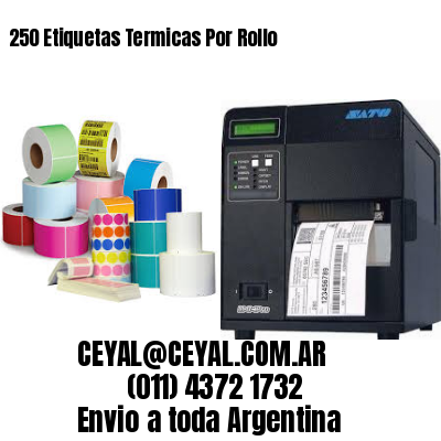 250 Etiquetas Termicas Por Rollo