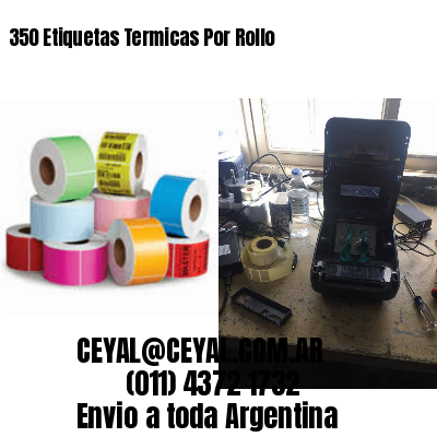 350 Etiquetas Termicas Por Rollo