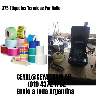 375 Etiquetas Termicas Por Rollo