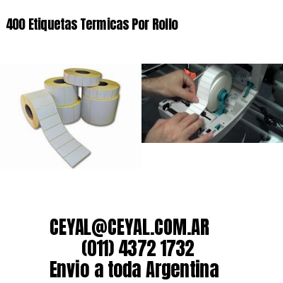 400 Etiquetas Termicas Por Rollo