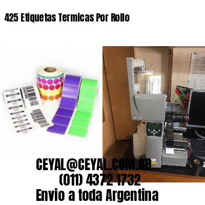 425 Etiquetas Termicas Por Rollo