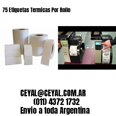 75 Etiquetas Termicas Por Rollo