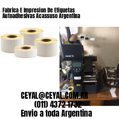Fabrica E Impresion De Etiquetas Autoadhesivas Acassuso Argentina