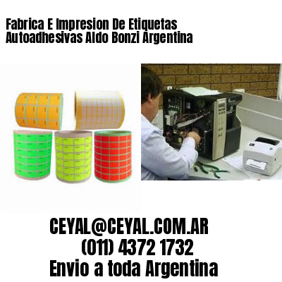 Fabrica E Impresion De Etiquetas Autoadhesivas Aldo Bonzi Argentina