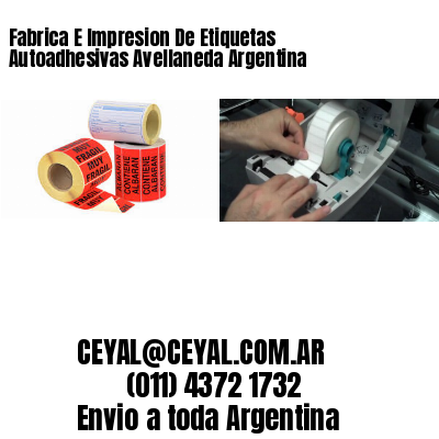Fabrica E Impresion De Etiquetas Autoadhesivas Avellaneda Argentina