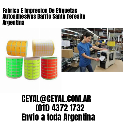 Fabrica E Impresion De Etiquetas Autoadhesivas Barrio Santa Teresita Argentina