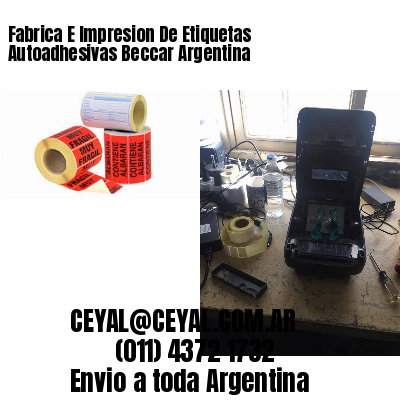 Fabrica E Impresion De Etiquetas Autoadhesivas Beccar Argentina