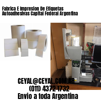 Fabrica E Impresion De Etiquetas Autoadhesivas Capital Federal Argentina