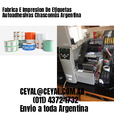 Fabrica E Impresion De Etiquetas Autoadhesivas Chascomús Argentina
