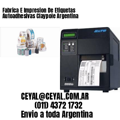 Fabrica E Impresion De Etiquetas Autoadhesivas Claypole Argentina